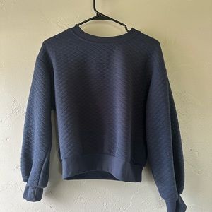 Paper Crane Bubble Sleeve Pullover